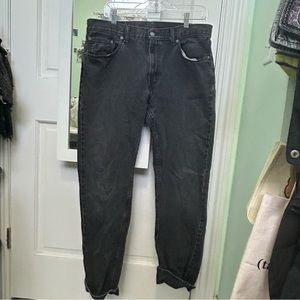 Dark Grey 90s Vintage Levi Strauss Mom Jeans